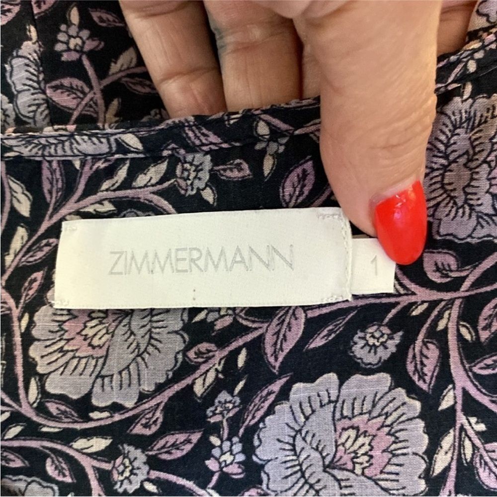 Zimmermann  Tiered Ruffled Mini Dress, S - Picture 12 of 13